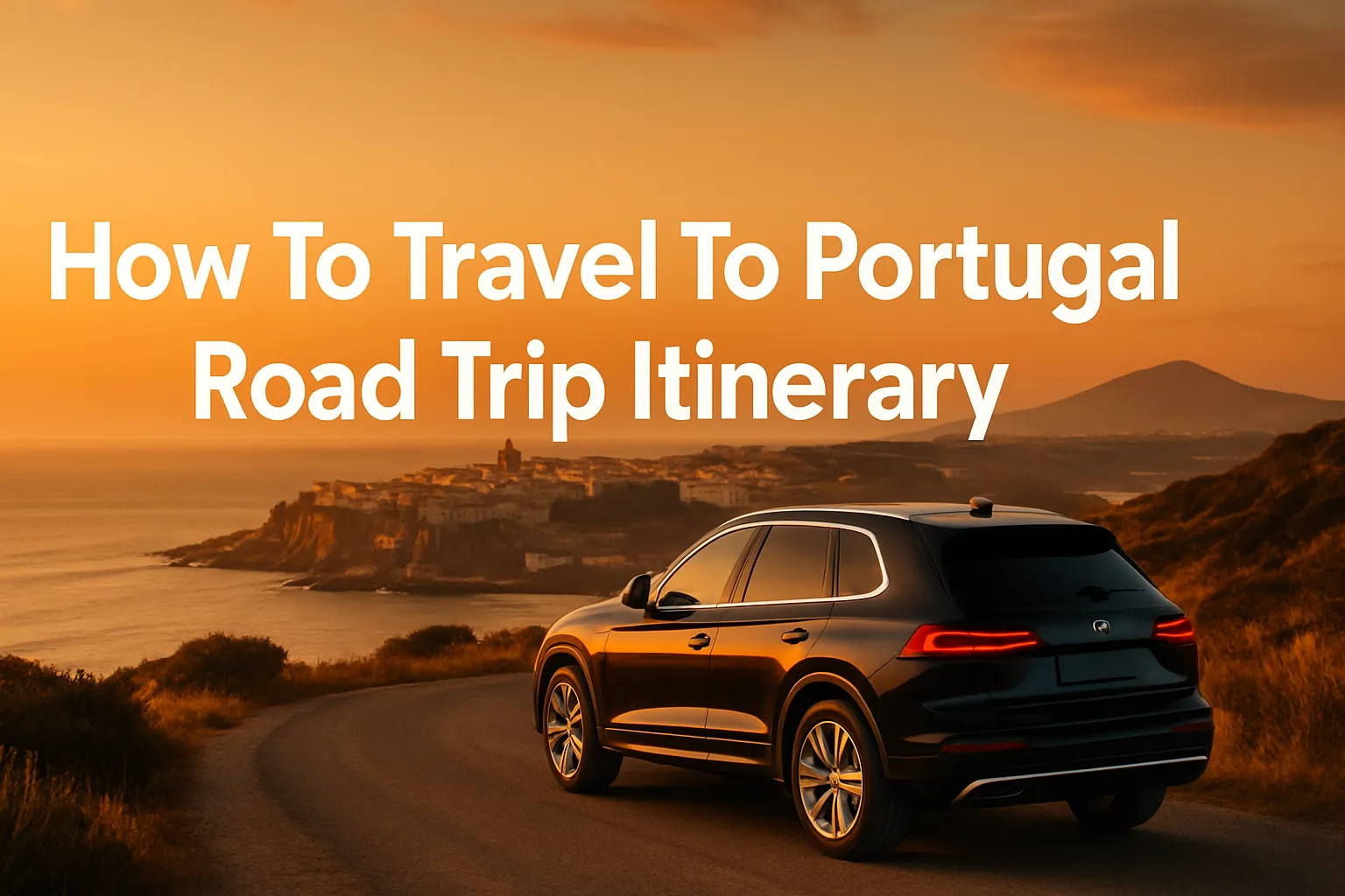 How To Travel To Portugal Road Trip Itinerary illustration