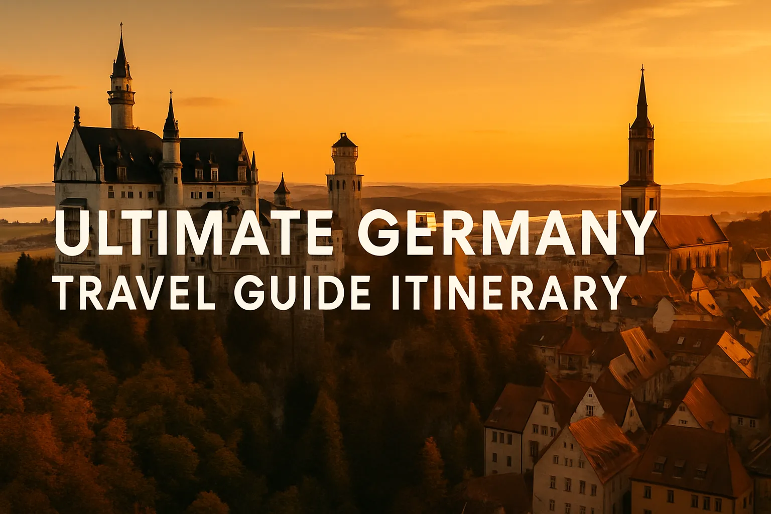 Ultimate Germany Travel Guide Itinerary illustration