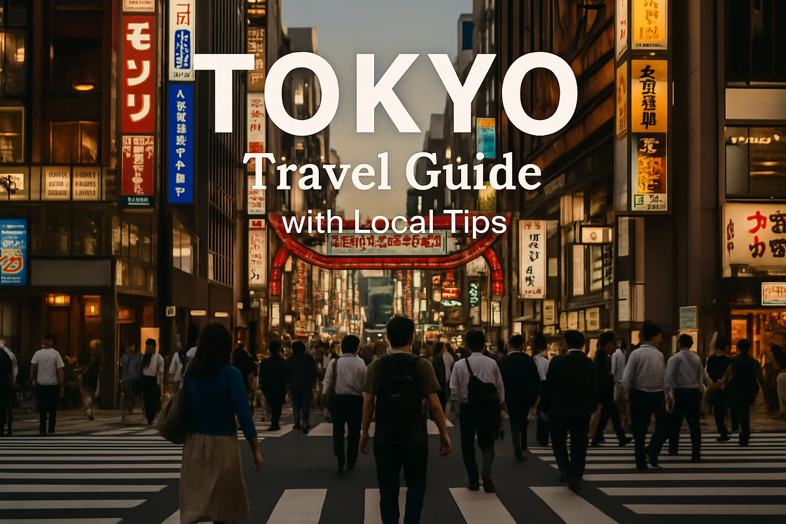 Tokyo Travel Guide With Local Tips travel destination