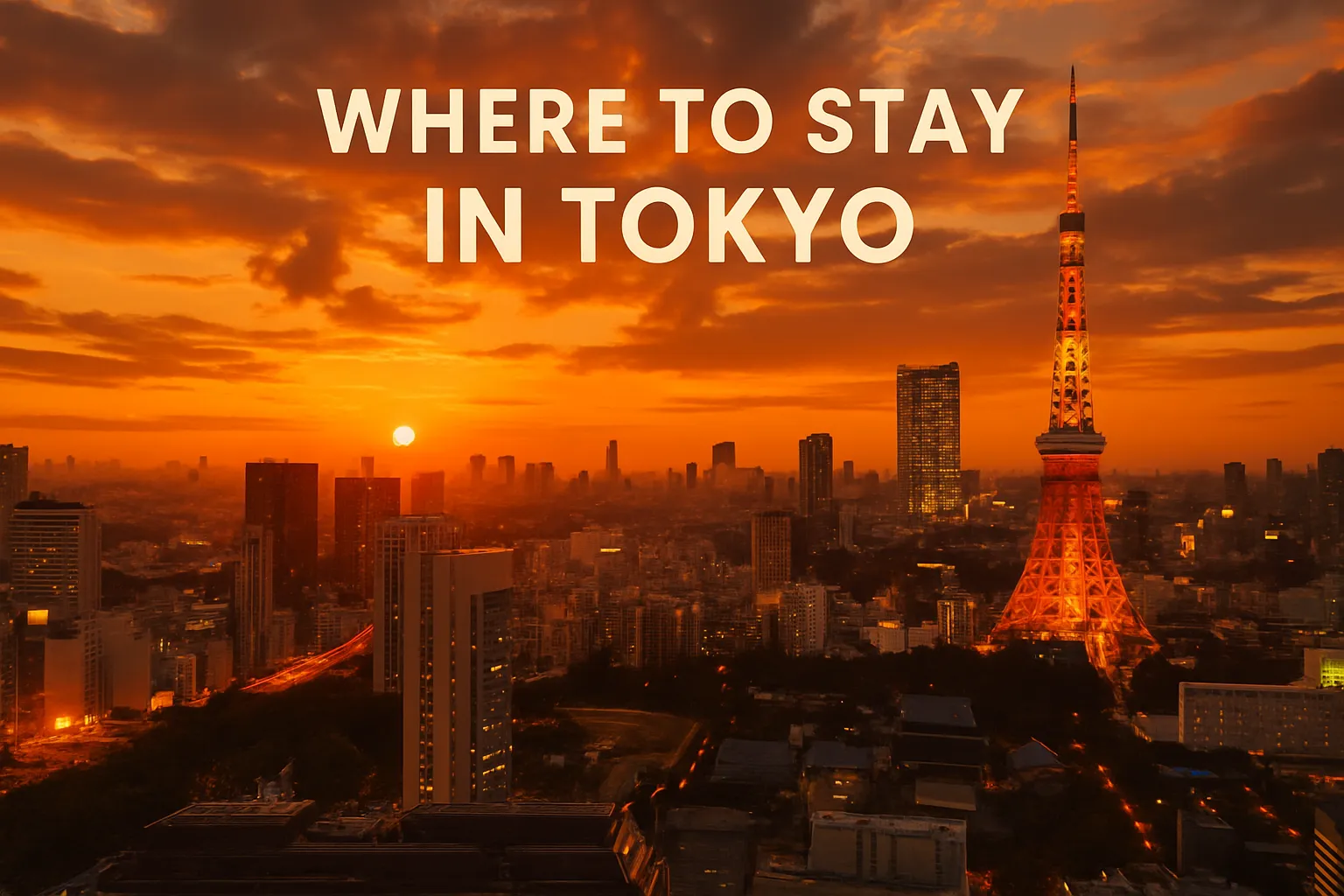 Where To Stay In Tokyo illustration